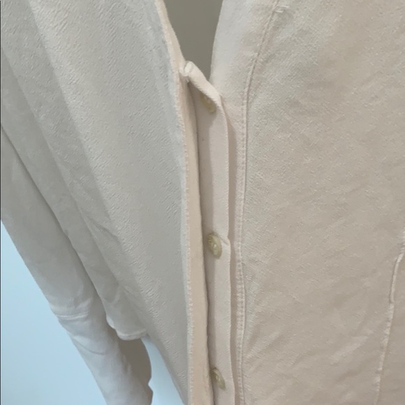 Free People Vneck Flowy Blouse - Picture 3 of 4